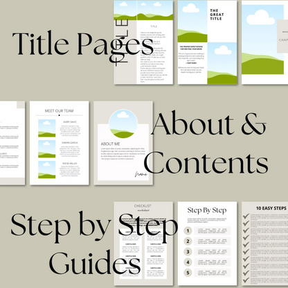 Canva eBook +250 Fully Editable  Template